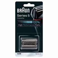 BRAUN Series 5 52B Electric Shaver Head Replacement Cartridge – Black