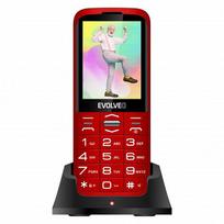 Evolveo EasyPhone 8595683203548 mobile phone, 7.11 cm (2.8 inches), 113 g, Red, Senior phone