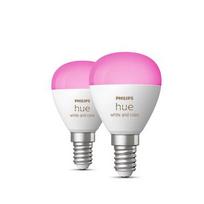 Philips by Signify Philips Hue White and Colour Ambiance Lustre – E14 Smart Bulb – 2-Pack