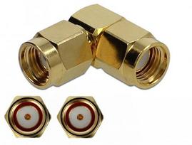Delock 89949 wire connector, RP-SMA, RP-SMA, gold finish
