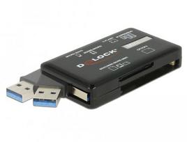 Delock SuperSpeed USB 5Gbps Card Reader for CF/SD/Micro SD/MS/M2/xD memory cards