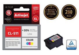 ActiveJet AC-511R ink (replacement for Canon CL-511; Premium; 12 ml; color)