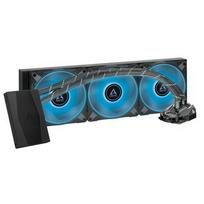 Arctic Liquid Freezer II 420 RGB - Multi-Compatible All-in-One CPU Water Cooler with RGB, including an RGB Controller