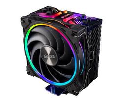 Akasa Soho H4 Plus Processor Air Cooler, 12 cm, Black, 1 piece