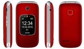 ALIGATOR V650 6.1 cm (2.4 in) 95 g Red, Silver Senior phone