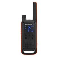Motorola  Talkabout T82 Two-Way Radio, 16 Channels, 446-446.2 MHz, Black and Orange