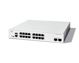 CISCO Catalyst 1300-16T-2G Managed Switch, 16-Port Gigabit Ethernet, 2x1 Gigabit Ethernet SFP, Limited Lifetime Protection (C1300-16T-2G)