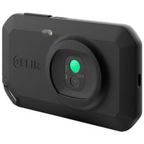 Flir C3-X thermal imaging camera with Vanadium Oxide Uncooled Focal Plane Arrays, black, 1800 mAh, 128 x 96 pixels, built-in LCD display, 640 x 480 pixels