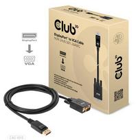 Club3D DisplayPort to VGA Cable, Male to Male