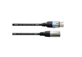 Cordial CCM 0.5 m FM audio cable, XLR (3-pin), black