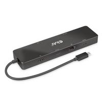 Club3D USB3.2 Gen2 Type-C, 6-in-1 Portable Dock with Dual Display Support and USB Type-C Video, 4K60Hz