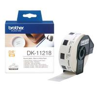 BROTHER DK-11218 printer label, white