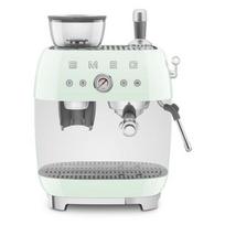 Smeg 50s Style Espresso Coffee Machine EGF03PGEU, Pastel Green