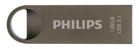 PHILIPS Moon Edition 3.1 USB flash drive, 128GB, USB Type-A 3.2 Gen 1 (3.1 Gen 1), Grey