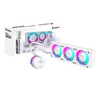 GIGABYTE AORUS WATERFORCE X II 360 ICE AIO Liquid CPU Cooler – 3x120mm ARGB Fans, Full-Color LCD, Daisy-Chain, Compatible with Intel LGA 1851 and AMD AM5