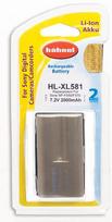 Hahnel HL-XL581 camera/camcorder battery, Lithium-Ion (Li-Ion), 2000 mAh