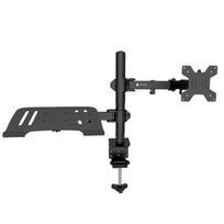 Techly ICA-LCD 174NB monitor mount / stand, 32 inches (81.3 cm), Black Desk