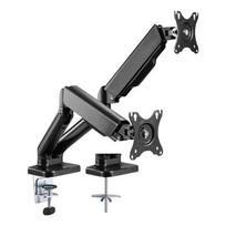 Techly ICA-LCD 462B monitor mount / stand, 81.3 cm (32 inch), Black Desk