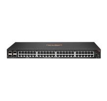 HPE Aruba Networking Aruba 6100 48G 4SFP+ Managed L3 Gigabit Ethernet (10/100/1000) Switch, 1U, Black