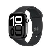 APPLE Watch Series 10 GPS + Cellular 46mm Jet Black Aluminum Case with Black Sport Band - M/L