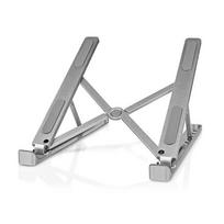 Nedis NBSTND100SI laptop stand, aluminum, 43.2 cm (17")