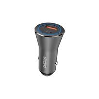 Dudao Car Charger 45W PD+ QC5.0 1xUSB + 1xType-C Universal Silver Cigarette Lighter, Fast Charging, Automotive