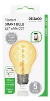 Deltaco SH-LFE27A60S smart lighting Smart bulb Wi-Fi 5.5 W
