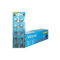 Vinnic LR41/AG3, 1,5V šarminės baterijos, 100 vnt.