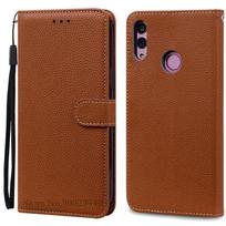 For Honor 10 Lite dėklas Piniginė Odinis Atverčiamas Dėklas Huawei Honor 10 Lite Dėklui Knygos Formos Dėklas Honor 10Lite 10 light Dangtelis Fundas For Honor 10 Lite ruda