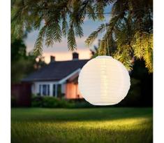 Globo 339700W - LED Pakabinamas šviestuvas, įkraunamas saulės energija LED/0,5W/3V IP44 balta
