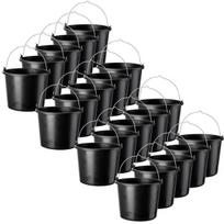 Plastikiniai statybiniai kibirai, 5 l., 20 vnt.
