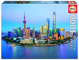 Dėlionė (puzzle) 1000 SHANGHAI al ATARDECER 10-99metų
