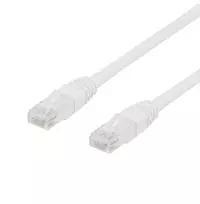 Tinklo kabelis DELTACO U/UTP Cat6, 1m, baltas / TP-61V-K / R00210007