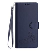 Odinis piniginės dėklas Motorola Moto G72, G53, G13, G23, G73, G14, G54, G84, G04, G24, G34 Moto G72 tamsiai mėlyna spalva