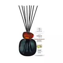Maison Berger Paris - Gift set aroma diffuser Mineral Black + Wilderness refill 180 ml