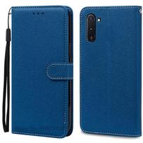 Note10 Note 10 Plus dėklas Samsung Galaxy Note 10 dėklui Odinis atverčiamas piniginės dėklas Samsung Galaxy Note 10 Plus dėklui Dangteliai Galaxy Note 10 tamsiai mėlyna spalva