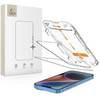 Grūdintas stiklas "Tech-Protect Quick Set + 2vnt" telefonui Apple iPhone 13 / 13 PRO / 14 / 16E / 17E