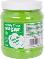Gsg24 Kivių skonio žalioji cukraus vata 1 kg