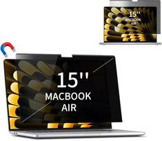 Magnetinis privatumo ekranas MacBook Air 13 colių(2018–2021 m., M1),Nuimamas privatumo filtras matinis nuo atspindžių mėlynos šviesos apsauga, ekrano apsauga nuo smalsuolių