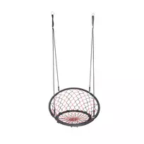 Sūpynės „Gandro lizdas“ 74 cm, oranžinės/juodos