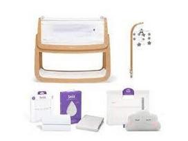 SnuzPod4 Bedside Crib Starter Bundle Natural