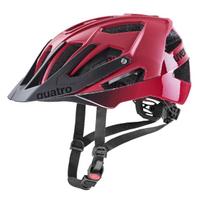 Šalmas Uvex Quatro cc dark red-black mat