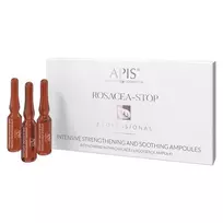 APIS_Rosacea-Stop Intensyvaus stiprinimo ir raminimo ampulės su damaskinių rožių hidrolatu 10x3ml