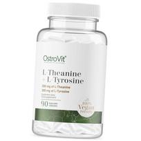 Teaninas ir Tirozinas, L-Teaninas + L-Tirozinas VEGE, Ostrovit 90kaps (27250027) 90caps
