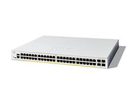 CISCO Catalyst 1200-48P-4X Smart Switch, 48-Port Gigabit Ethernet, PoE, 4x10 Gigabit SFP+, Limited Lifetime Protection (C1200-48P-4X)