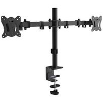 MONTIS Dual Monitor Mount Everest 13-27 MT015 27-inch Black Desk Mount