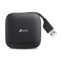 TP-LINK UH400 interface hub, USB 3.2 Gen 1 (3.1 Gen 1), Type-A, 5000Mbit/s, Black