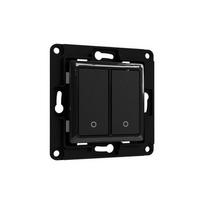 Shelly Wall Switch, 2-light Black