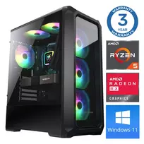 INTOP Ryzen 5 5500 16GB 500SSD M.2 NVME RX580 8GB WIN11