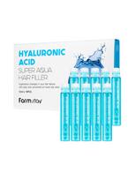 FARMSTAY FARMSTAY HYALURONIC ACID SUPER AQUA plaukų priežiūros priemonė, 13 ml x 10 vnt.